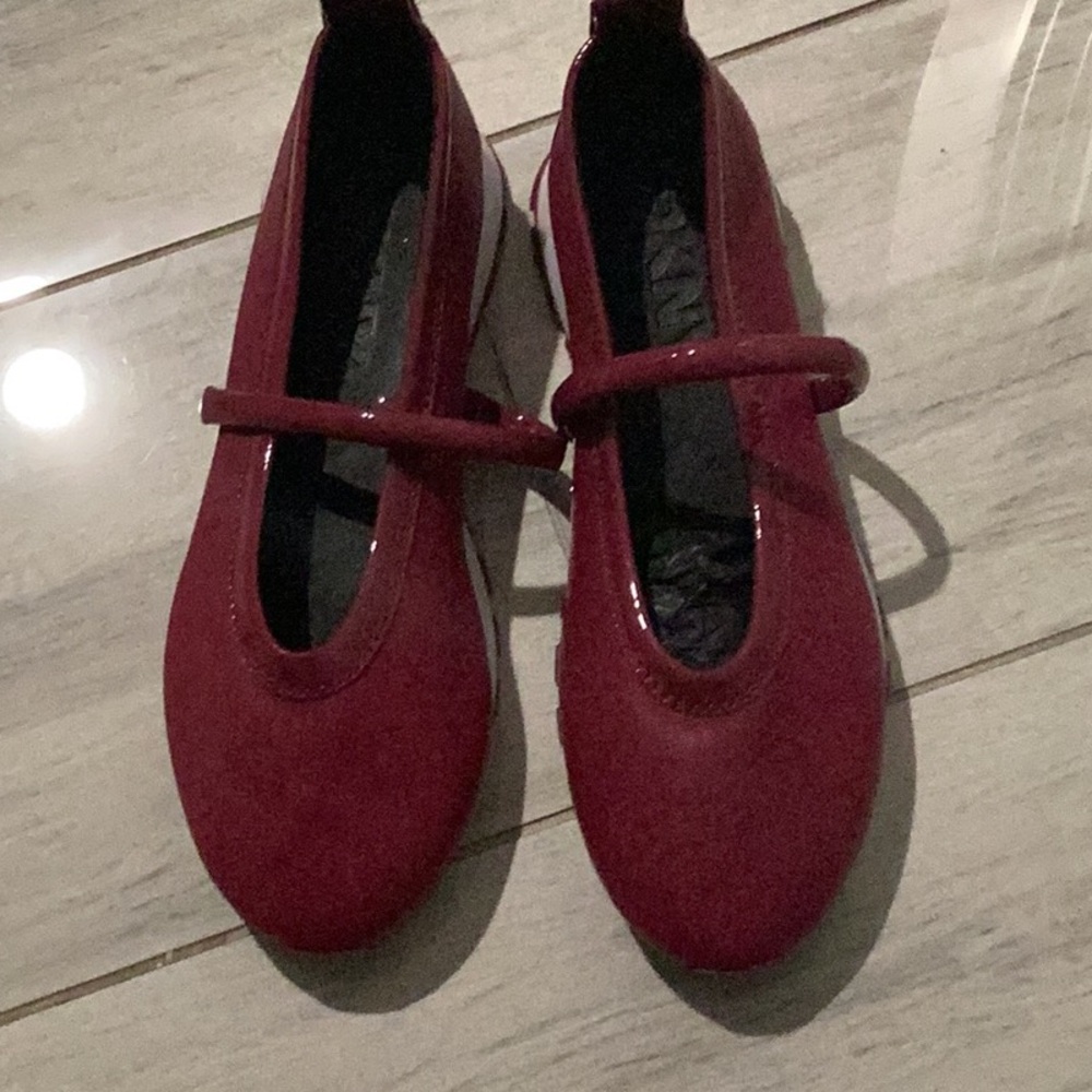 Red Mary Jane Flats